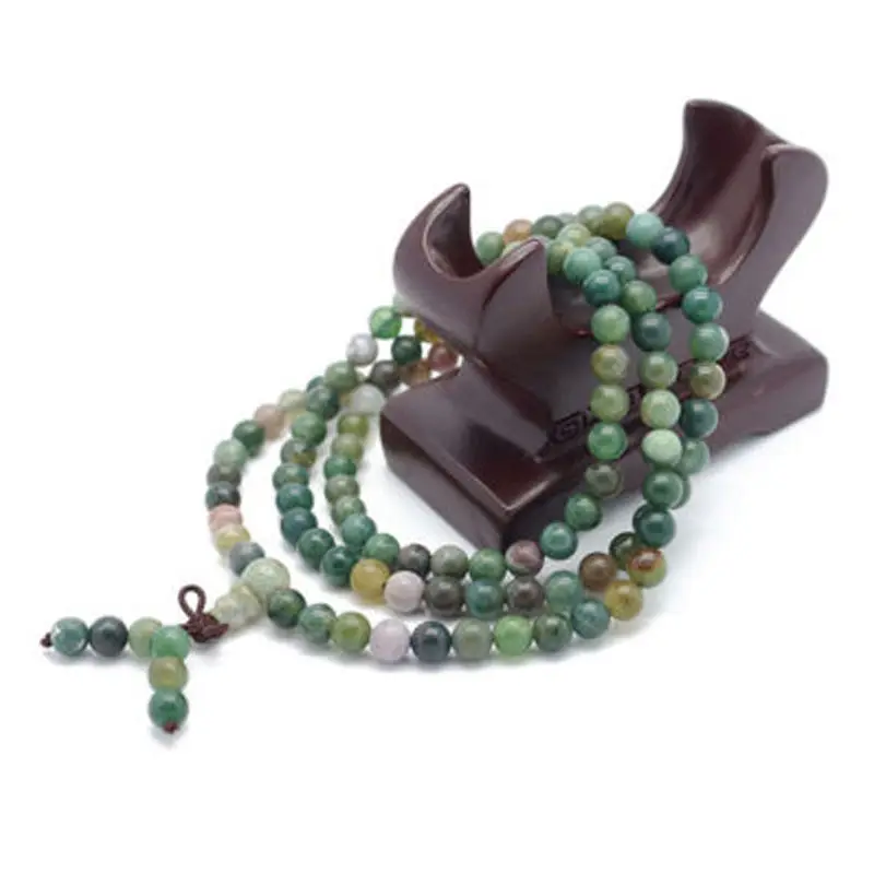 6 мм 108 бусы из Индии браслет медитация цепь молитва mala Fancy Chakas spiritality new Sutra Lucky energy