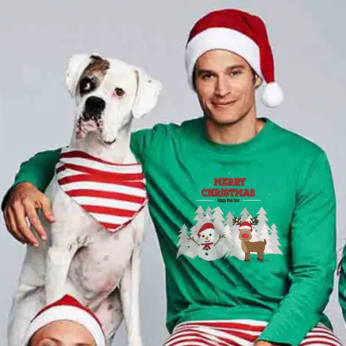 Модные Семейные рождественские пижамные комплекты одежда для сна Мужская одежда для сна Рождественская одежда для малышей новогодние одинаковые комплекты с Рождеством