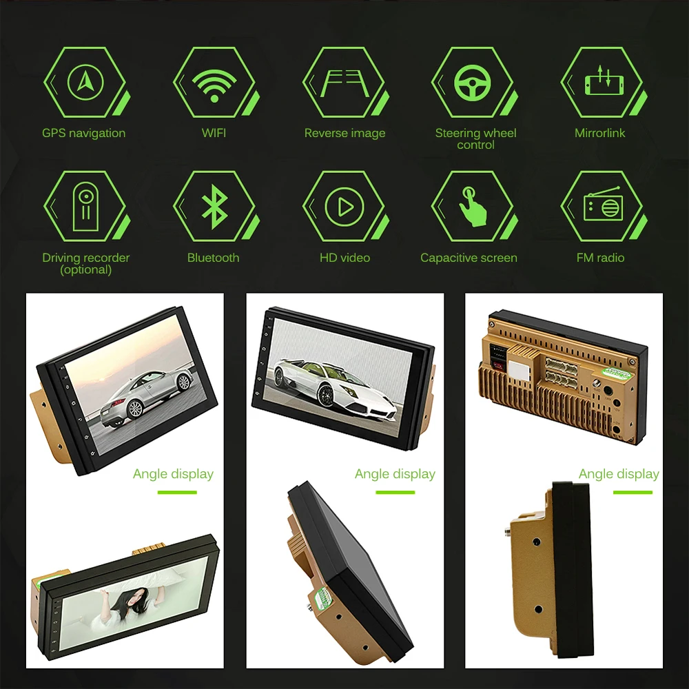 9217 Android 8 1 GPS Автомобильный плеер Реверсивный touch Auto WI FI 7 дюймов 1024*600 HD для езды на