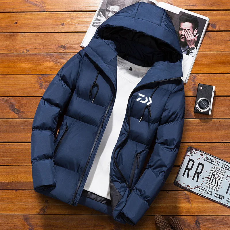 

New Men Outdoor Sport DAIWA Fishing Clothing Winter Waterproof Warm Fishing Jackets Coat Suits for Camping Climbing