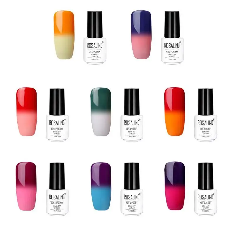 

7mL Temperature Change Color Gel Nail Polish Soak Off UV LED Gel Varnish