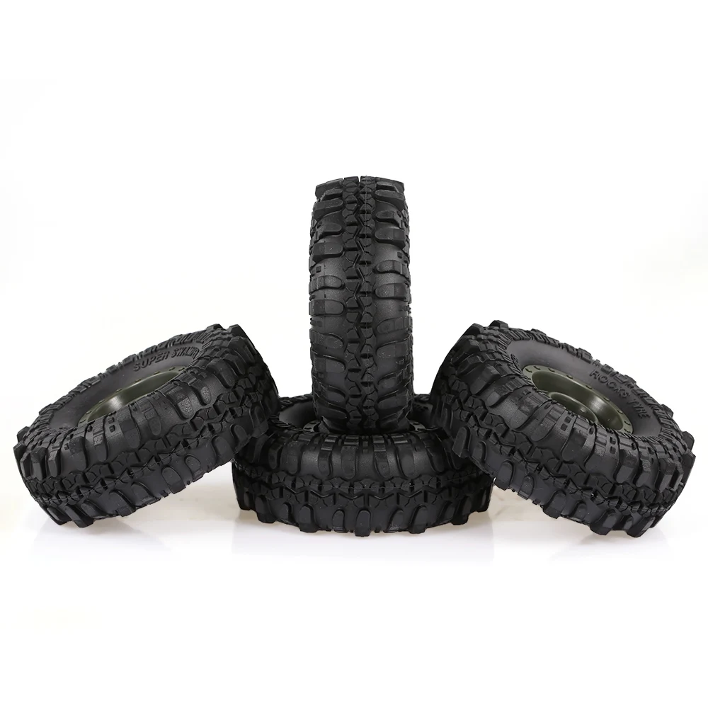 4 шт. AUSTAR RC Wheel110mm 1 9 'обод резиновых шин для 1/10 автомобилей Traxxas HSP Redcat RC4WD Axial SCX10 D90