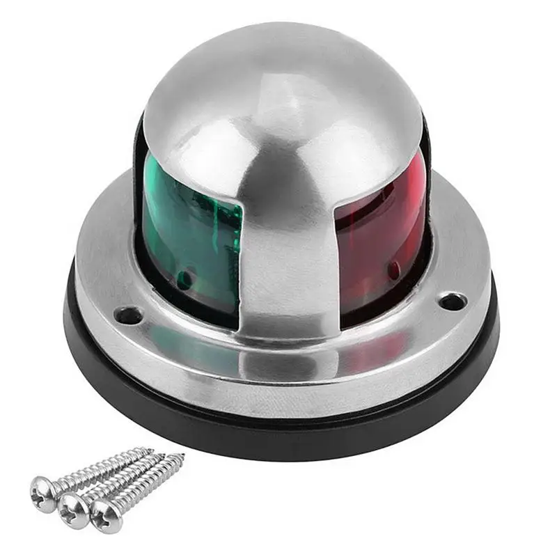 Stainless Steel 12V Led Sailing Signal Light Waterproof Lamp Navigation Red Green For Marine Boat Yacht Indicator Lights huismerk kopen in de aanbieding Stainless Steel 12V Led Sailing Signal Light Waterproof Lamp Navigation Red Green For Marine Boat Yacht Indicator Lights huismerk kopen in de aanbieding