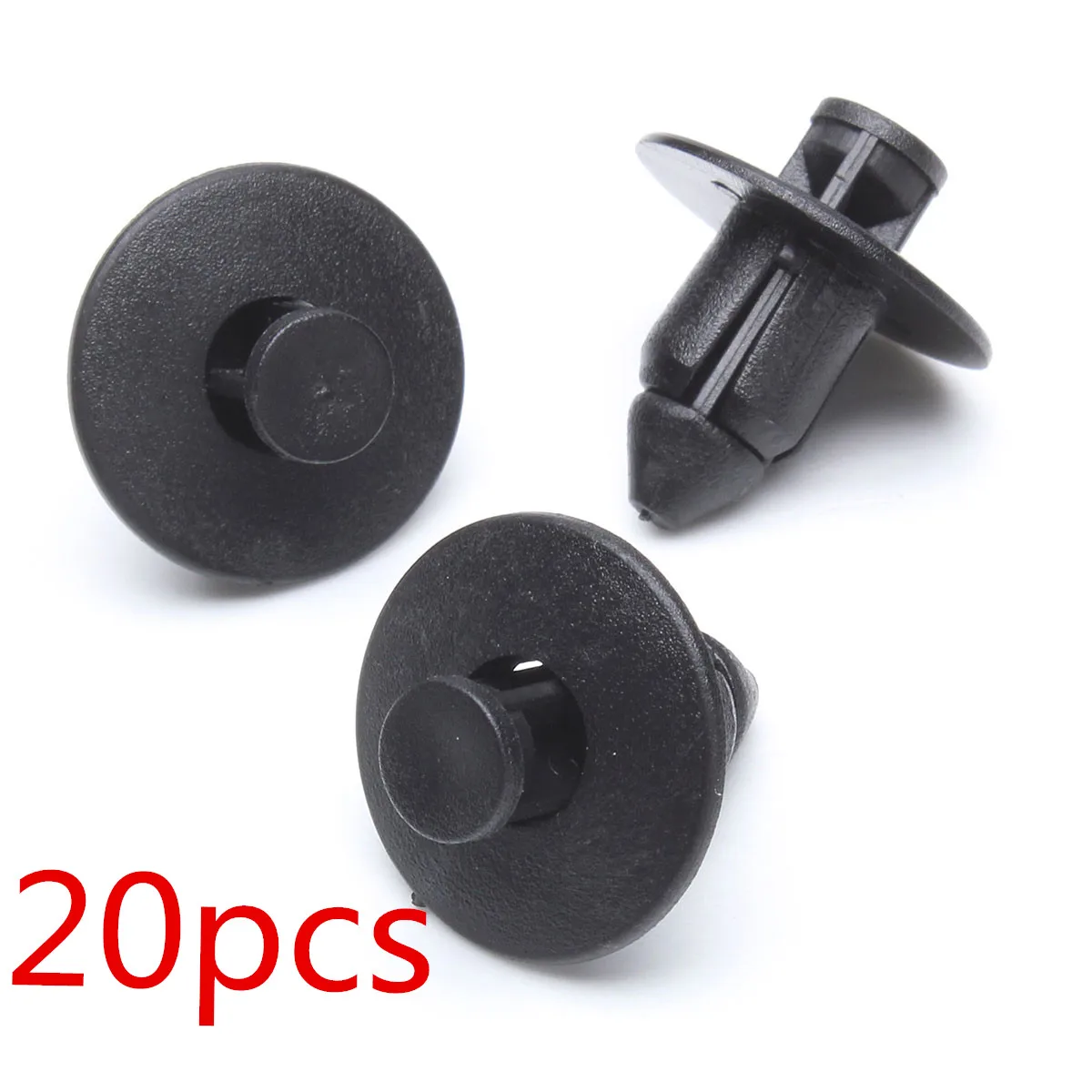 

20pcs 8mm Black Plastic Rivets Trim Clips For Suzuki Bumpers Sideskirts Sills Trim