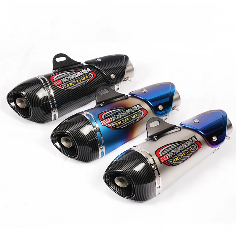 

Universal 51mm Motorcycle Yoshimura Exhaust Pipe For GSXR600 CRF230 ER6N Z750 Z800 CBR600 SV650 Tmax530 R3 Moto GP Escape System