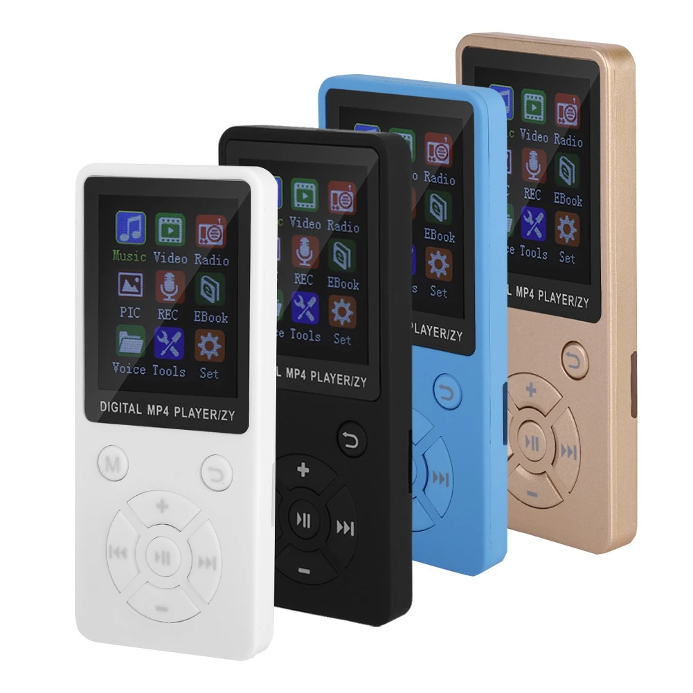 

Ultra-thin MP4 Music Player Support TF Card AMV MP3 with Headphone (Rhombus Button) 2019 New Arrival