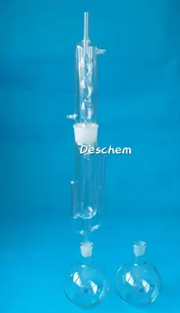

1000ml,Glass soxhlet Extractor with Allihn condenser,Two 1L flat bottom Flask