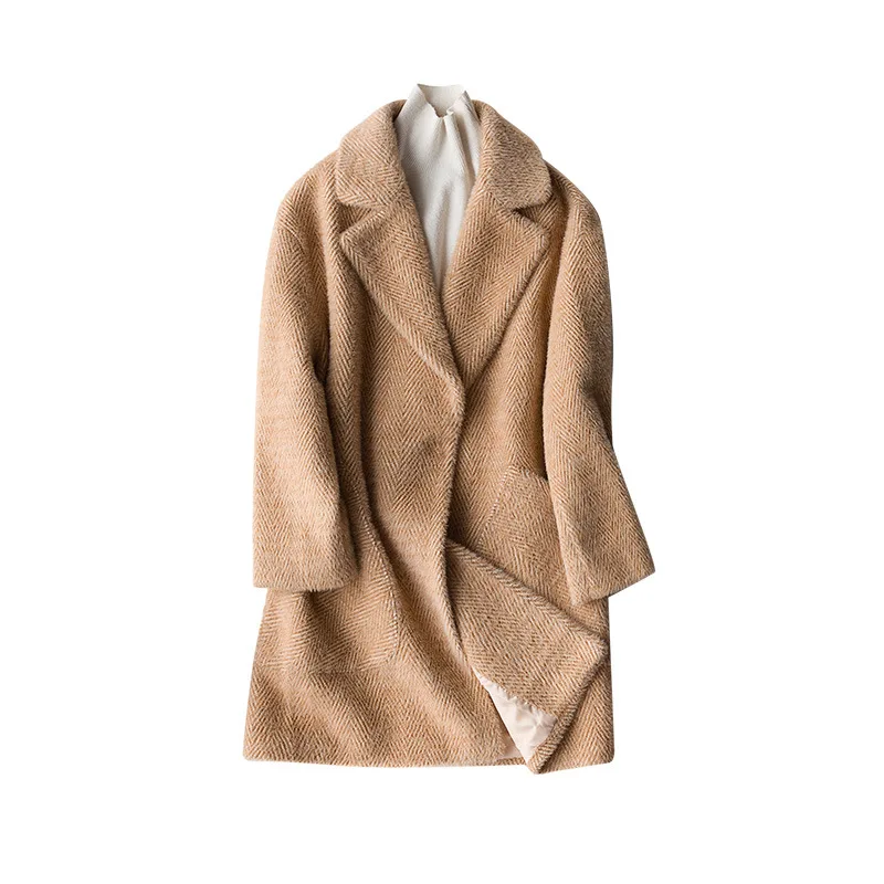 zhang De Mi Automne D'hiver Océan a2 Épaissie A1 2 Noble Femmes Windswear Furry ljm08 Survêtement Nouvelle Mère Vêtements D'âge qZvxn04F