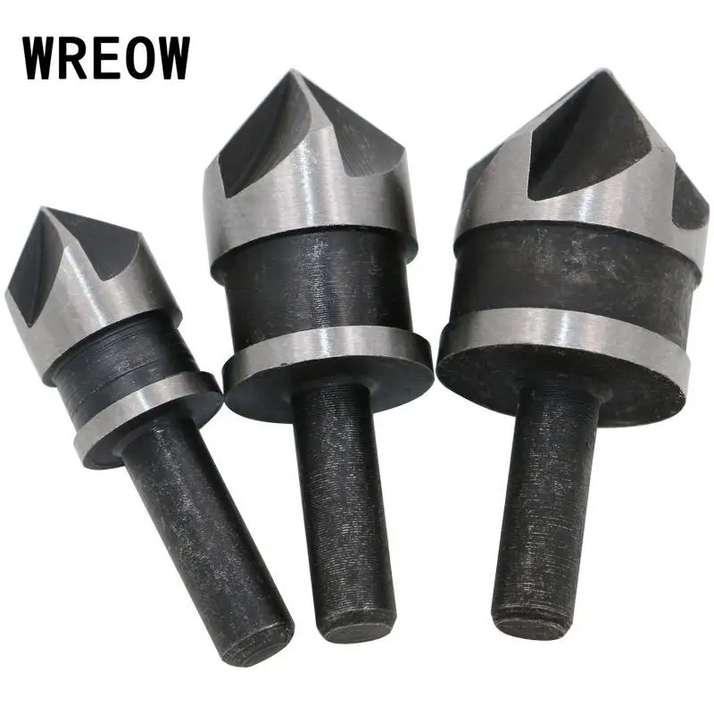 

New Metal Deburring Chamfer Tool high speed steel Remove Burring Woodworking Chamfering Tackle for Drill Bit