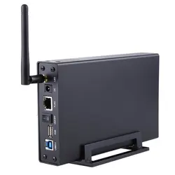 Blueendless BS-U35WF 3,0 Мбит/с USB 3,5 Wi-Fi потоковый сервер 300 "внешний жесткий диск HDD корпус и файловый сервер и AP и USB WiFi