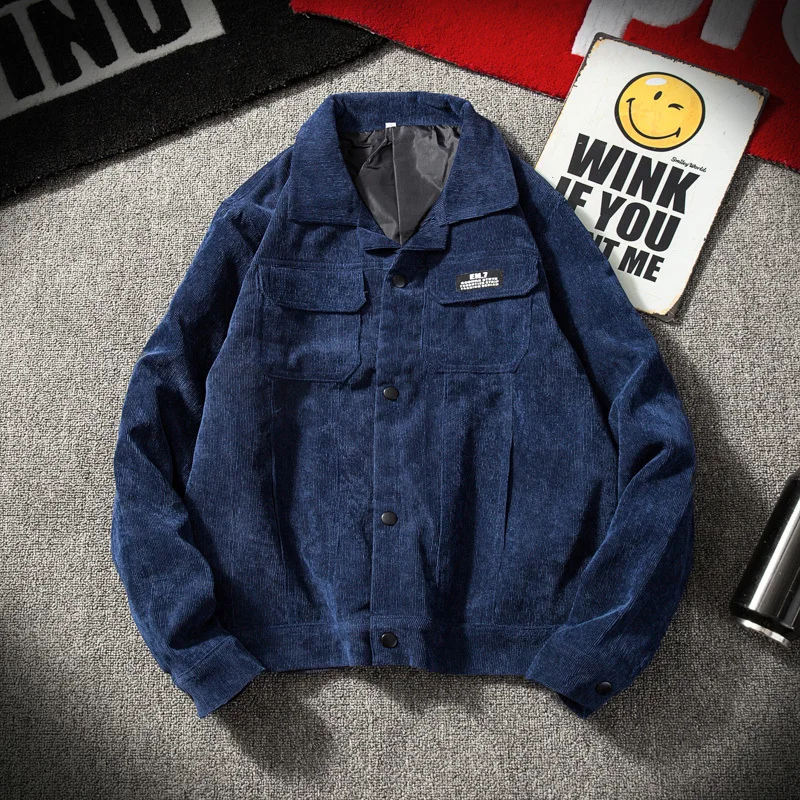 Winter Jacket Men Fashion Solid Color Casual Thick Warm Coat Man Streetwear Wild Hip Hop Loose Corduroy Jacket Male Clothes Winter Jacket Men Fashion Solid Color Casual Thick Warm Coat Man Streetwear Wild Hip Hop Loose Corduroy Jacket Male Clothes