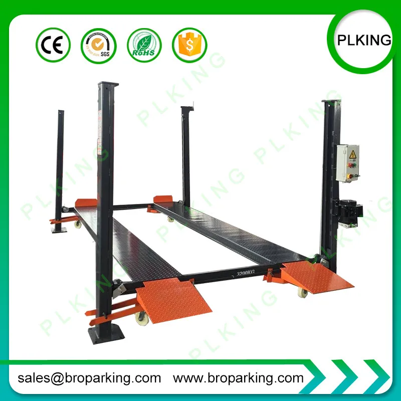 Garage Equipment Ce Approved Auto Car Lifter Four Post Lift for Service |