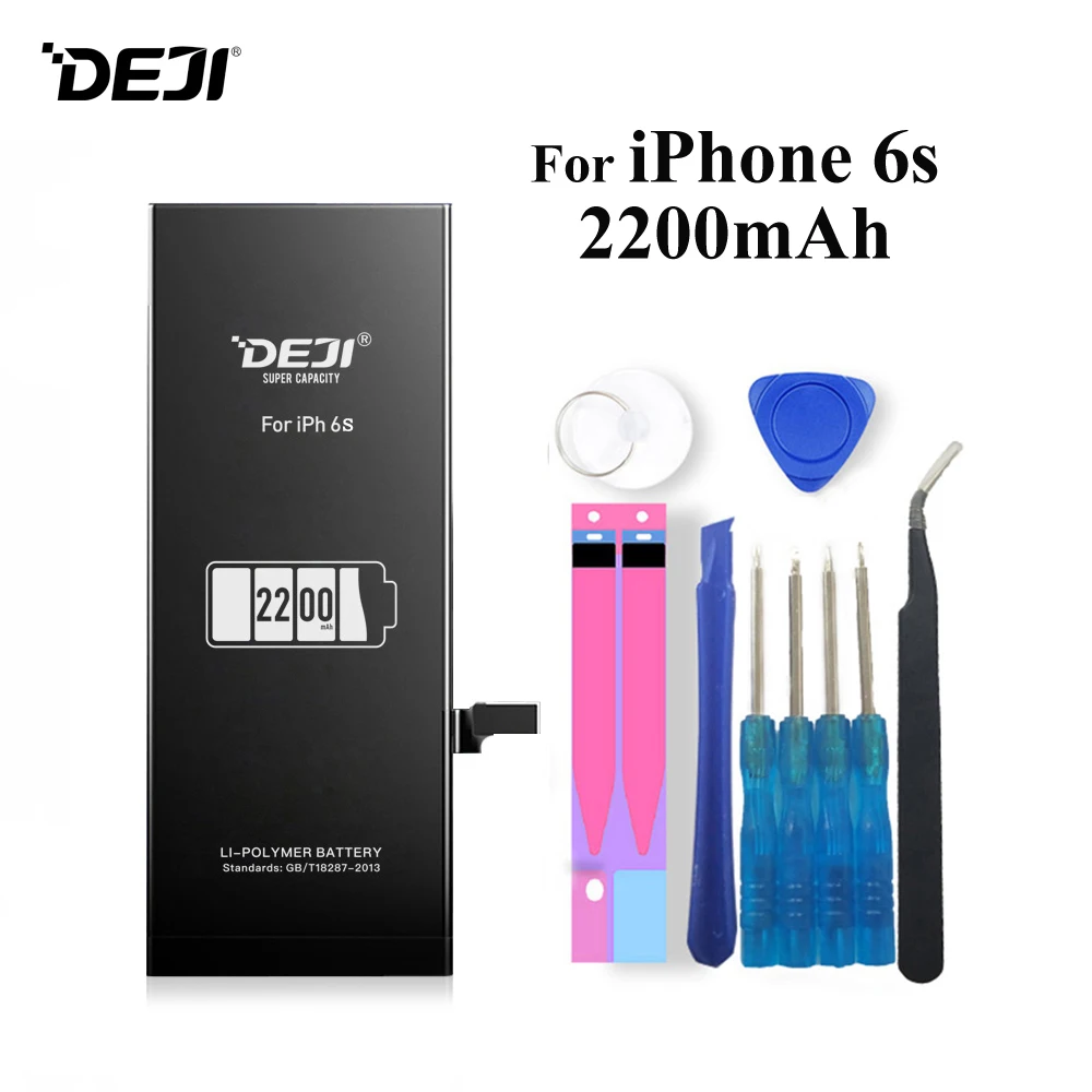 Аккумулятор Deji для iPhone 6s литий полимерная батарея емкостью 2200 мАч с