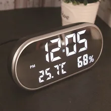 Будильник бытовой термометр гигрометр СВЕТОДИОДНЫЙ Будильник