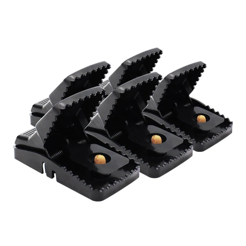 

1/3/5pcs Reusable Heavy Duty Aggressive Rat Traps Splatter Rats Beware Clip Pest Control