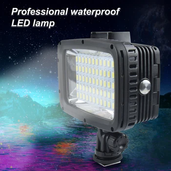 

Potable Waterproof Camera Flash Light Underwater 40m Diving Photography Fill Light 1800LM Rechargeable Battery Camera Accessory