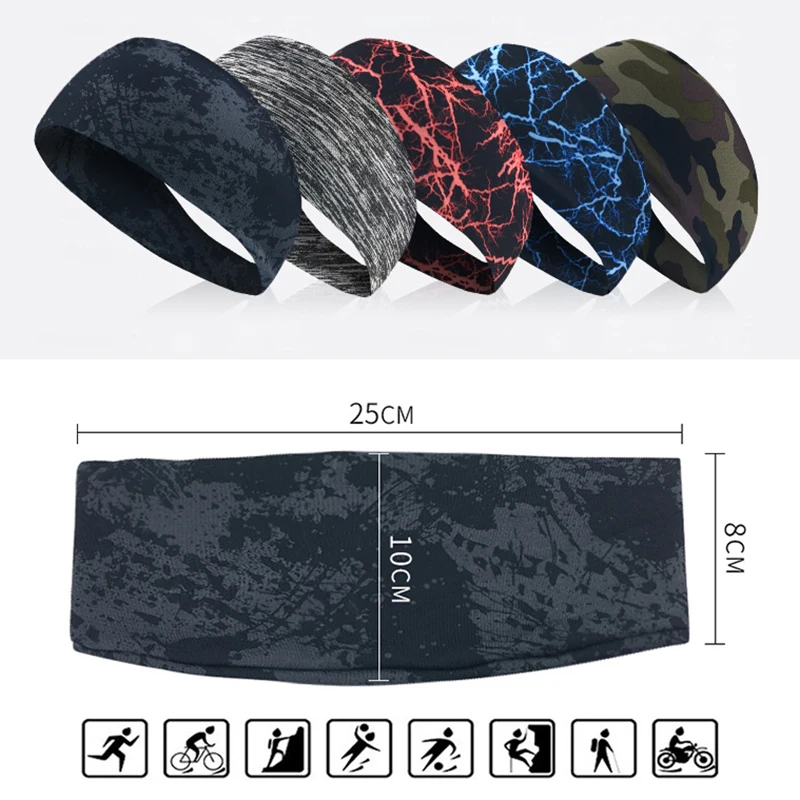 New Popular 1PC Men and Women Sweat Headband For Sport Yoga Cycling Sweatband Absorbent Hair Bands Accessories