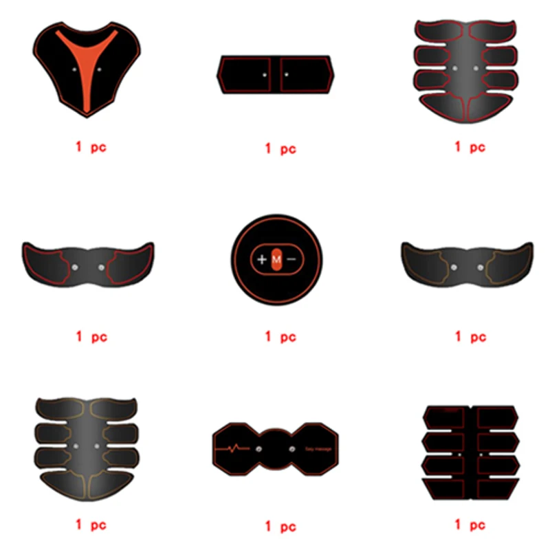 

1pc Weight Loss TENS Replacement Part Muscle Stimulator EMS Figure Body Slimming Machine Abdominal Muscle Slim Belt Rechargeable