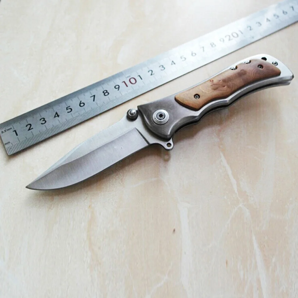 Охотничий нож OWL OD025 тактический складной карманный клинок из Дамасского тигра с
