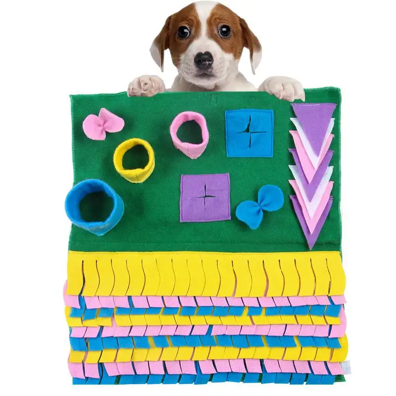 Pet Sniffing Mat Washable Dog Smell Training Pad Relieve Stress Puzzle Toys Puppy Release Blanket New Arrival | Дом и сад