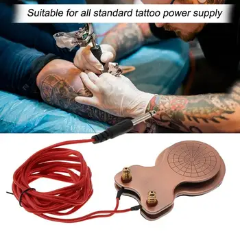 

Permanent Makeup Tool Iron Compass Tattoo Foot Pedal Switch Controller With Silicon Thread for Tattoo Machine Power Supply