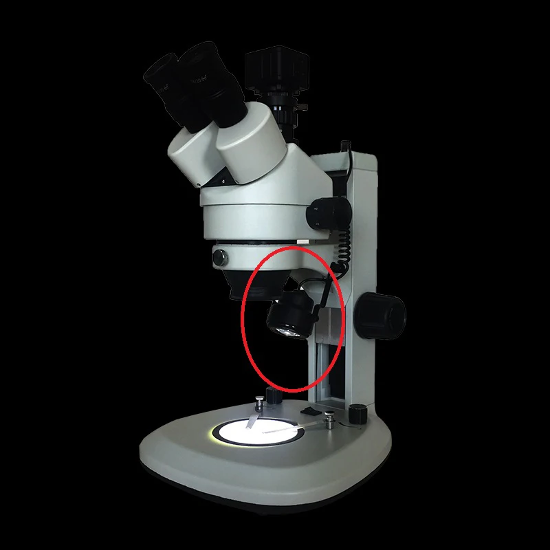 5 в микроскоп дополнительный светильник источник 3 Вт микроскоп Верхняя лампа светодиодный светильник ing освещение для увеличения стерео микроскоп аксессуар