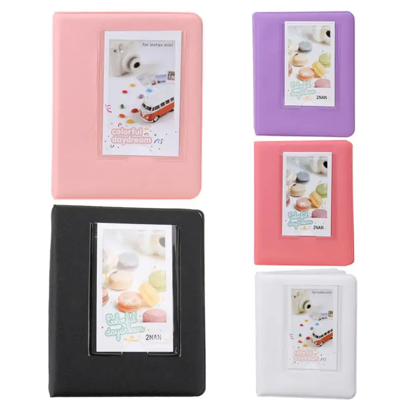 

64 Pockets Mini Instant Photo Autograph Picture Case Photo Album for Fujifilm Mini Album Baby Birthday Gifts Credit Card