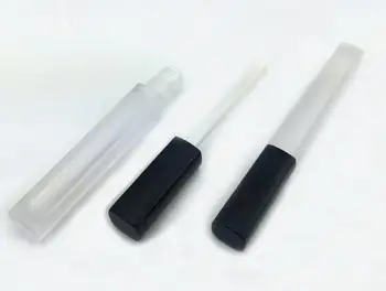 

fashion 200pcs 4 ml empty clear lip gloss containers square shape cap, 4 ml empty lip gloss tube