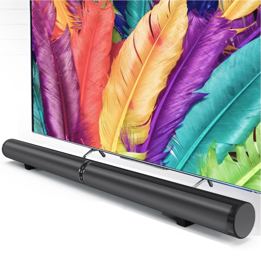 

Wireless TV Soundbar Bluetooth Speaker Stylish Sound Bar Home Theater Stereo Surround Sound Bar SoundBox US EU UK AU Plug
