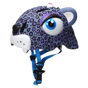 

3D Lovely Cartoon Leopard Children Bicycle Helmet Adjustable Safety Head Wear Helmet for Outdoor Cycling Equipment New Design