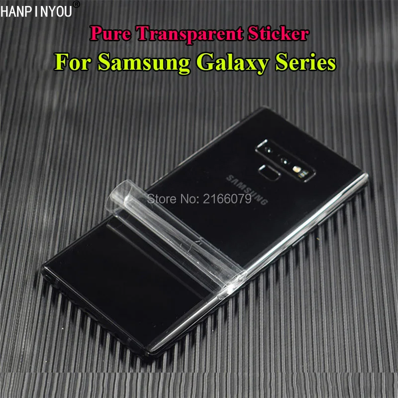 Прочная прозрачная защитная пленка на заднюю панель для Samsung Galaxy S10 S9 S8 Plus S10e S7 Edge