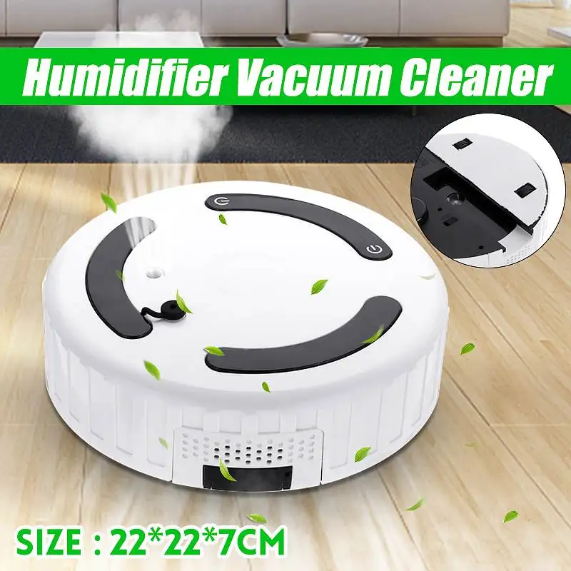 3 In 1 Smart Robot Vacuum Cleaner Auto Sweeper Machine Floor Edge Dust Cleaning Automatic Recharger Sweep & Wet Mopping Cleaner