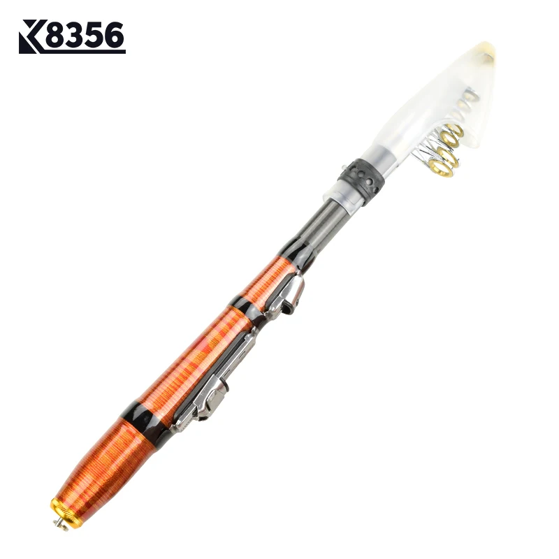 

K8356 99% Carbon Mini Portable Telescopic Fishing Rod Spinning Fishing Tackle Ultra Short Sea Rod Hand Pole1.2M/1.5M/1.8M/2.1M