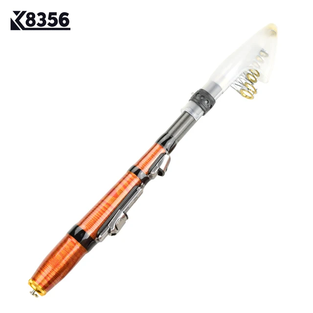 Special Price K8356 99% Carbon Mini Portable Telescopic Fishing Rod Spinning Fishing Tackle Ultra Short Sea Rod Hand Pole1.2M/1.5M/1.8M/2.1M