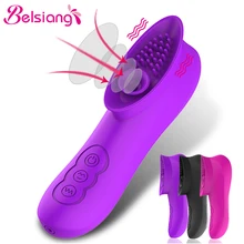 Belsiang 12 Speed Clitoris Stimulator Massager Womanizer Clit Sucker Nipple Vibrator G Spot Pussy Pump Oral Sex Toys for Women