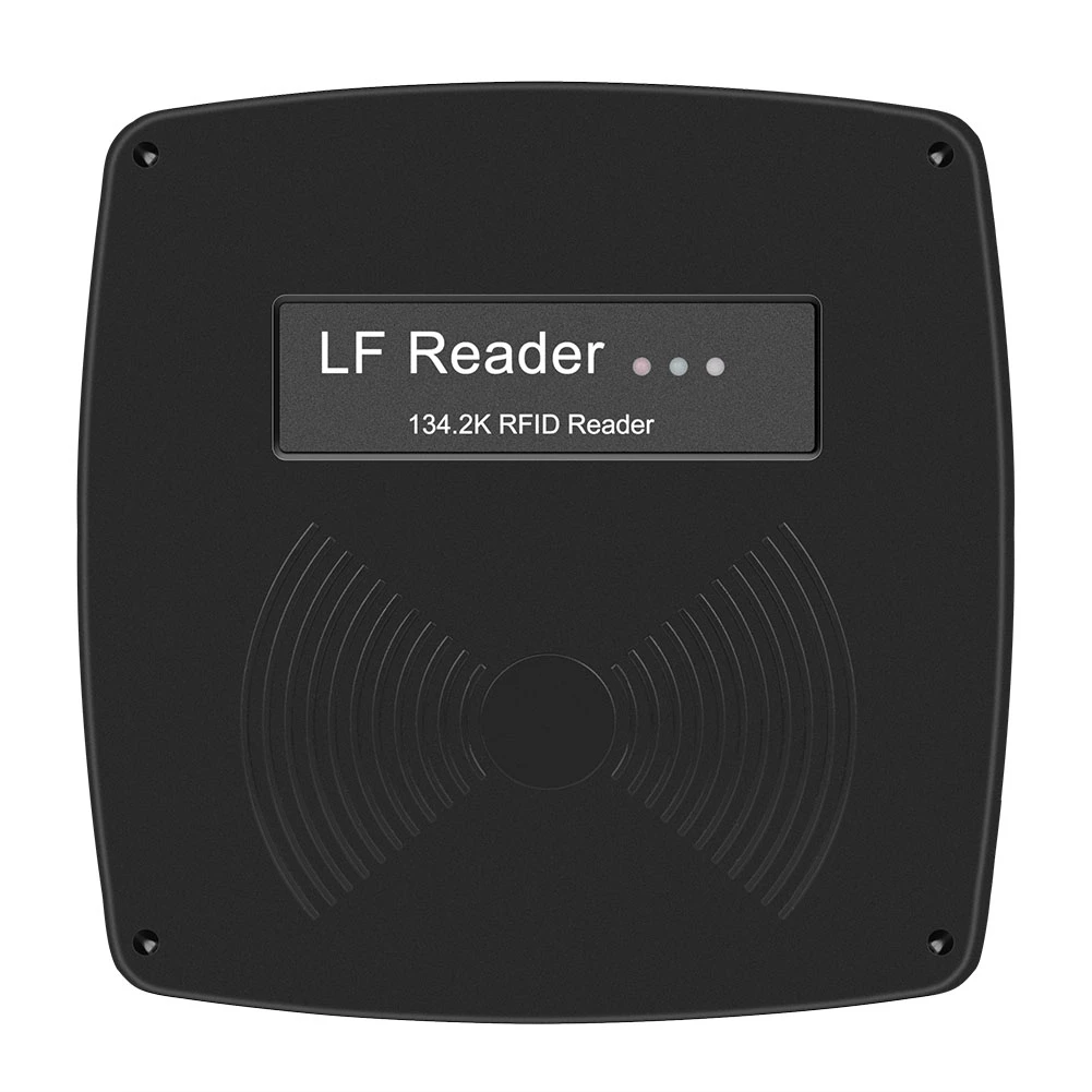 

RS232 134.2 kHz/125 kHz Long Distance RFID Animal ID Stationary Fixed Reader Panel for Animal Livestock