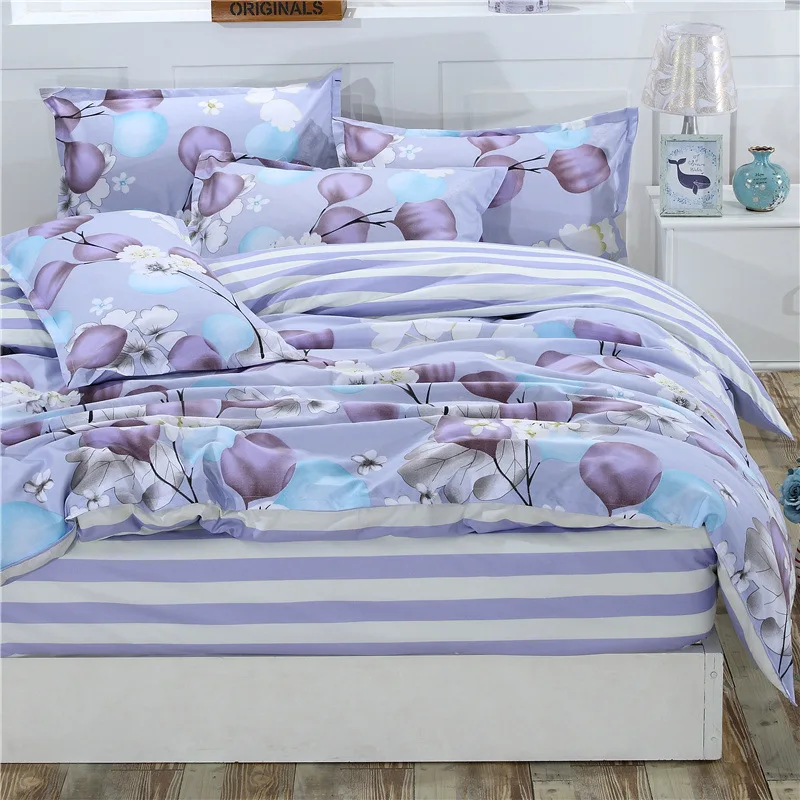 New Design 1Pcs Duvet Cover Plaid Stripes Quilt Cover Skin Care Cotton Bedclothes 160x210cm/180x220cm/200x230cm Size