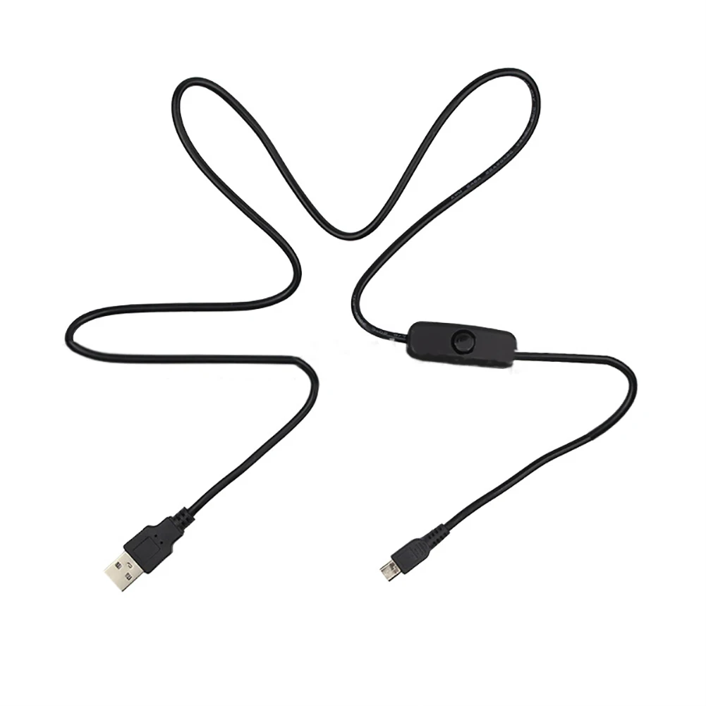 

New Hot Sell Data Cable For Raspberry Pi USB Power Sync Charger Data Cable Line with a Key Switch A / M cool complete 5P 3A &