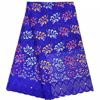 

Mysterious colourful pattern with stones Hollowed out Cotton fabric FAS4 Great quality free shipping Swiss Voile Lace Fabric