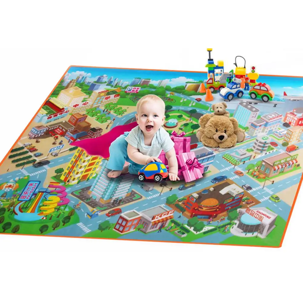 

Baby Kids Play Mat Foam Floor Child Activity Soft Toy Gym Crawl Creeping Blanket Toddler Route Map Of Climbing Carpet Rug Pad