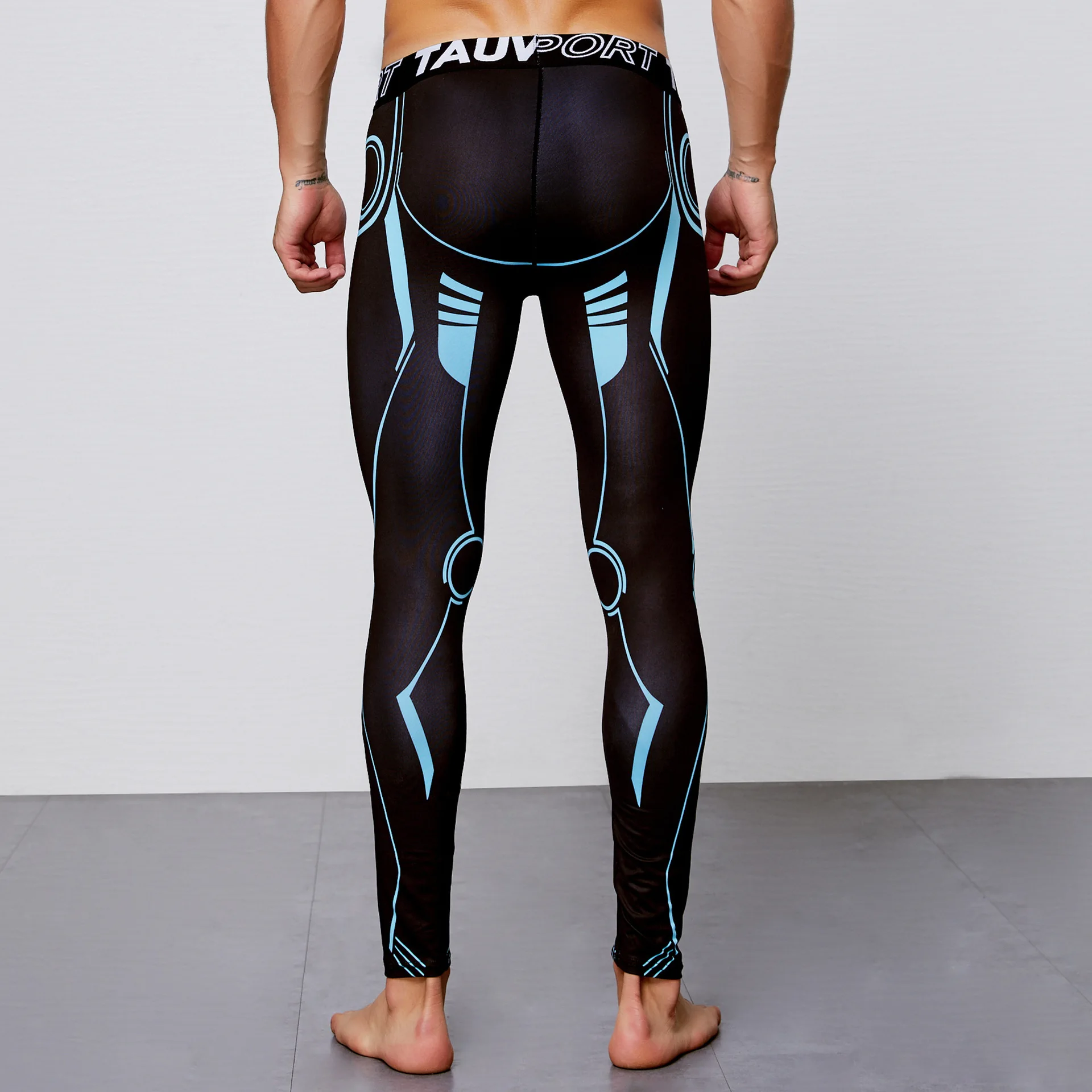 Sexy Running Tights Mannen Compressie 