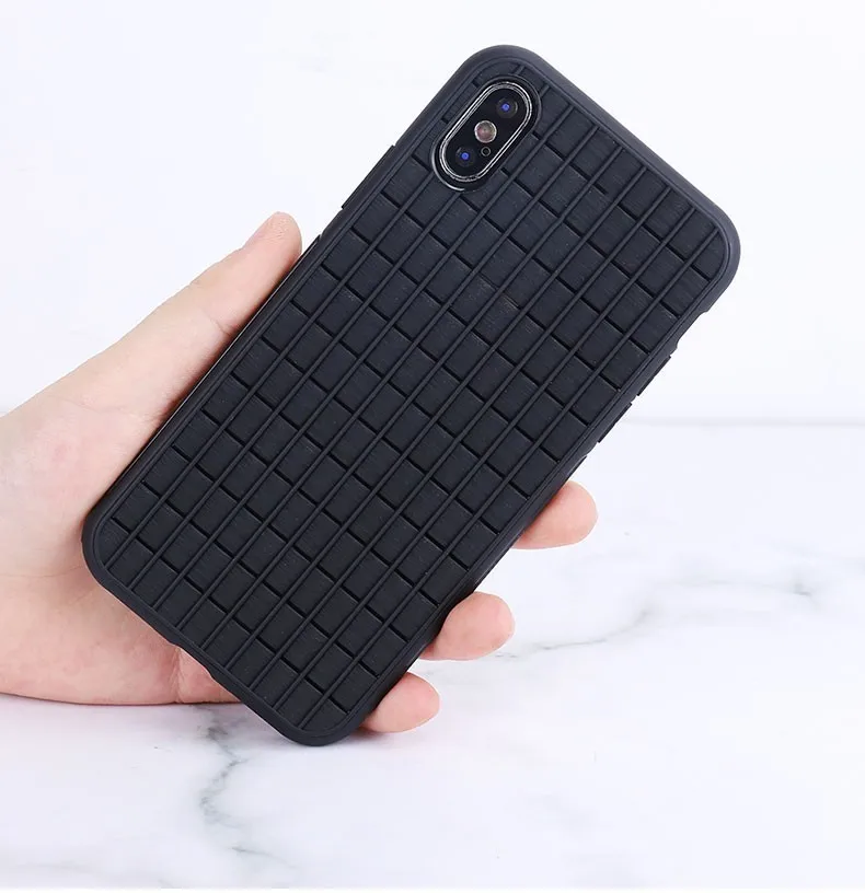 Силиконовый мягкий защитный чехол из ТПУ для Apple X iPhone XR XS Max ударопрочный дышащий