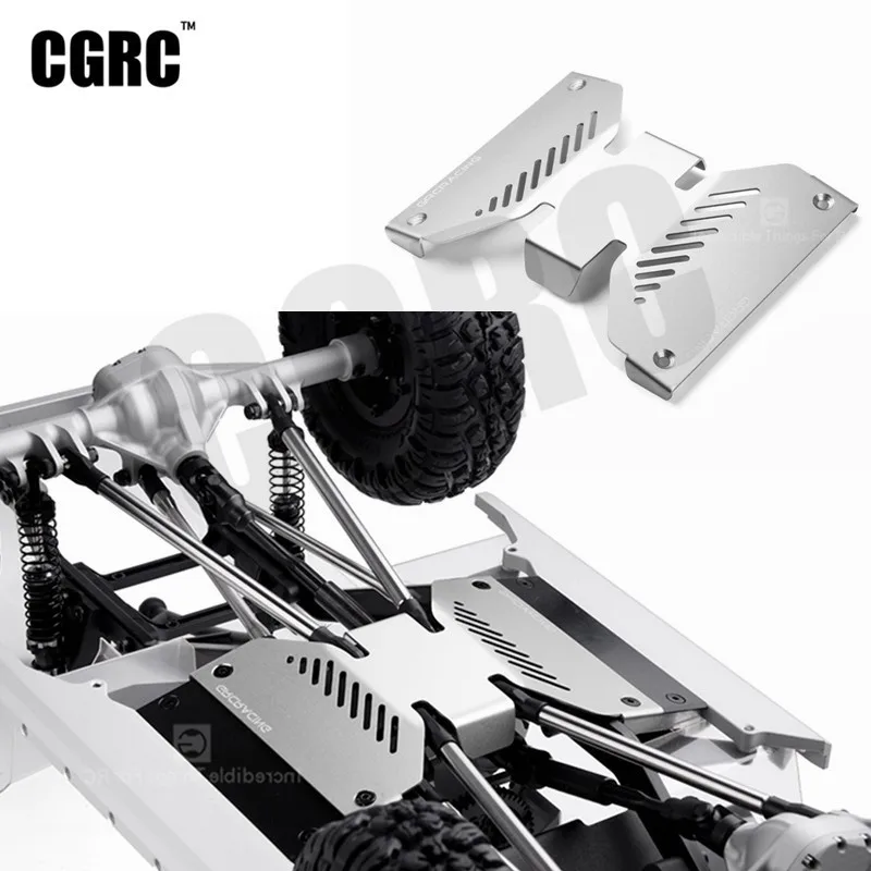 

Stainless Steel Metal Armor Chassis Protection For RC Crawler Car Vanquish Scout VP VS4-10 ORIGIN