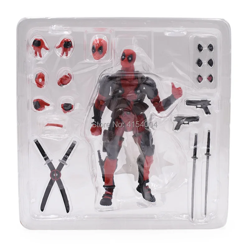 X men Super Hero Amazing Yamaguchi Deadpool фигурка ПВХ фигурка Коллекционная модель Рождественский подарок игрушка для детей