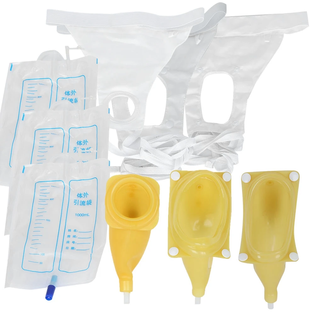 

Silicone Urine Collector Bag Adults Urinal with Urine Catheter Bags for Older Men Woman Elderly