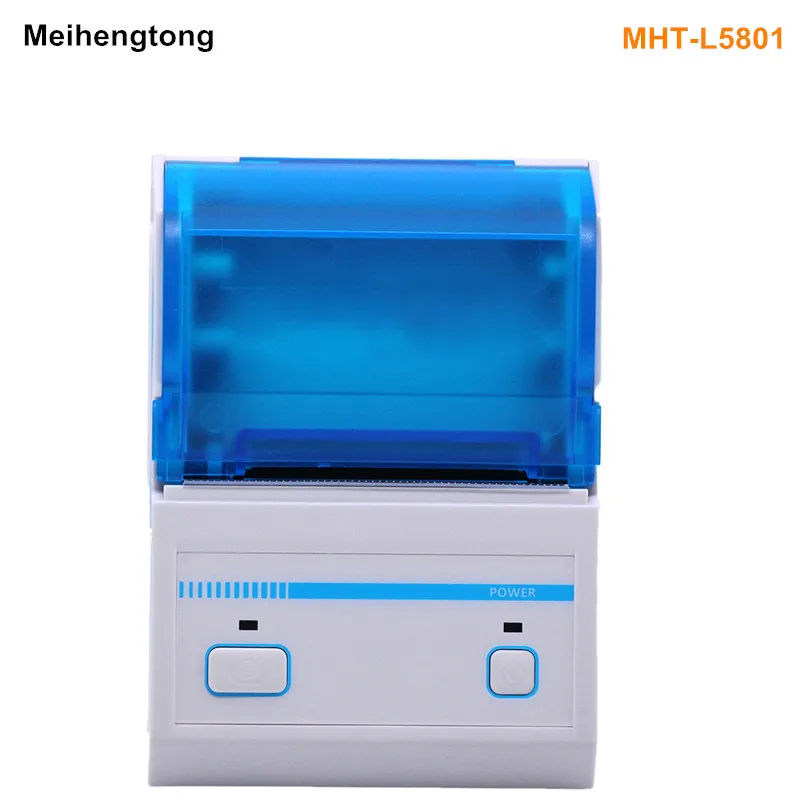 Meihengtong MHT-L5801 الحرارية طابعة 58 ملليمتر طابعة إيصالات pos المحمولة بلوتوث طابعة باركود يتمتعون بنسبة متعددة اللغات الطباعة