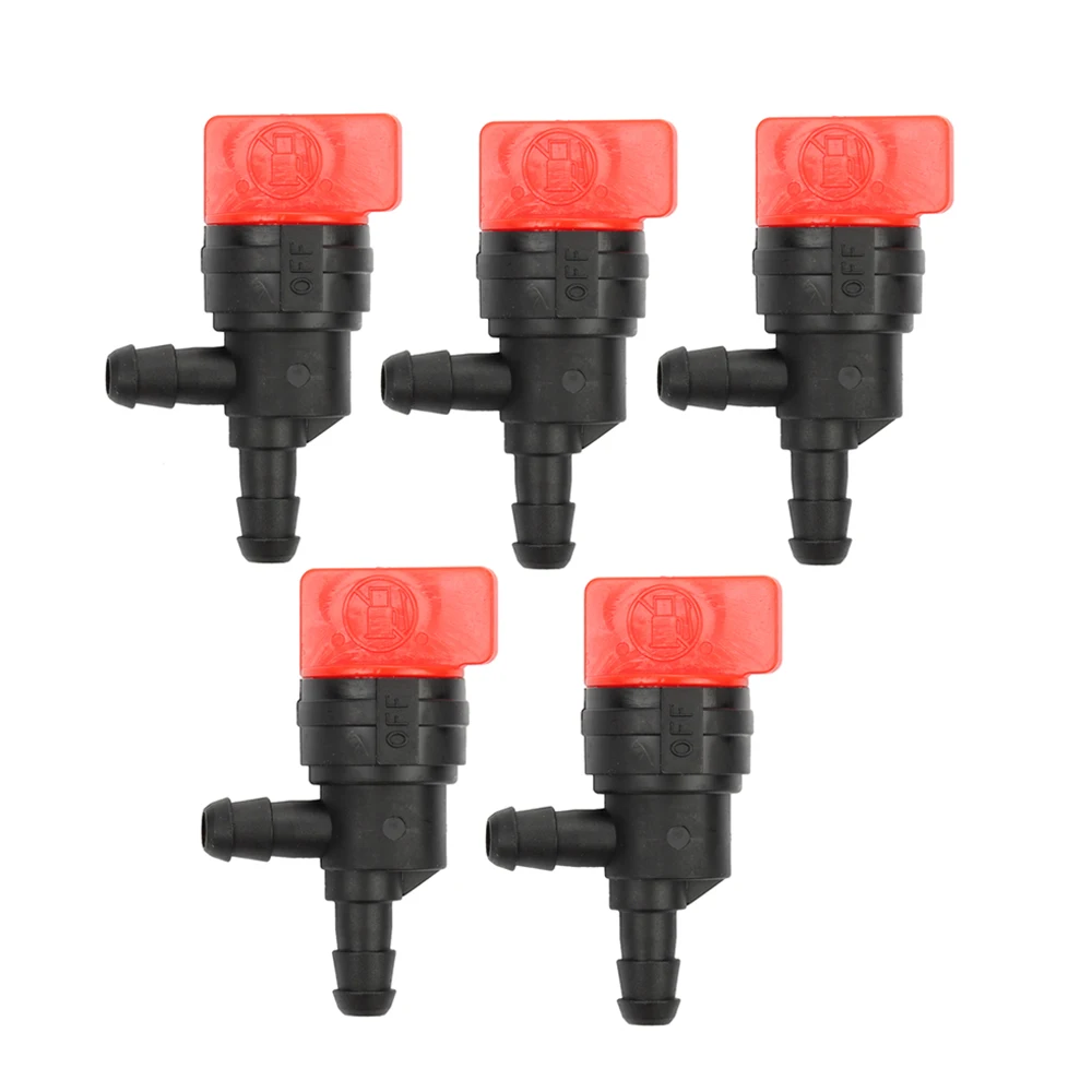 5Pcs 1/4" InLine 90 Degree Fuel Gas Cut Off / Shut Off Valve Briggs and