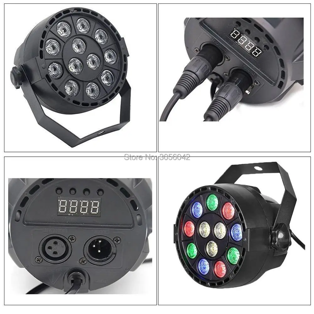 الاسمية led 12X3 W rgbw led غسل DMX المرحلة الإضاءة DJ DMX Led الاسمية حزب Led شقة ل DJ