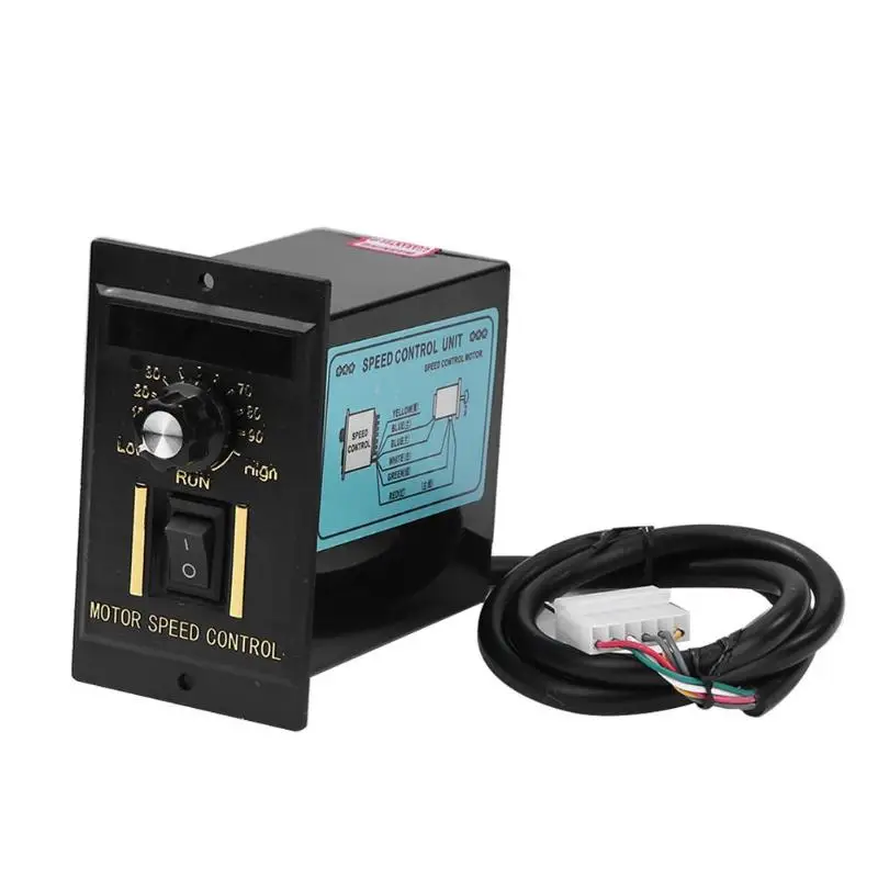 

400W AC 220V Motor Speed Controller Digital Adjustable Stepless Motor Speed Pinpoint Regulator Controller Forward and Backward