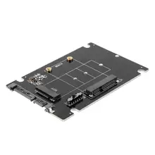 2 в 1 mSATA-SATA NGFF M.2 для SATA3 конвертер адаптер Карточка SSD жесткий диск